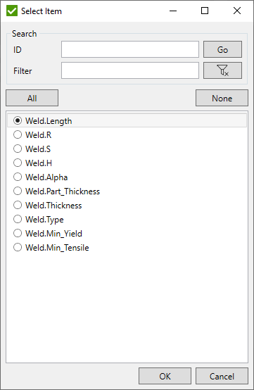 Check Result Weld Dimensions | SDC Verifier