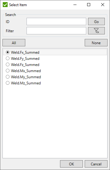 Check Result Weld Summation | SDC Verifier