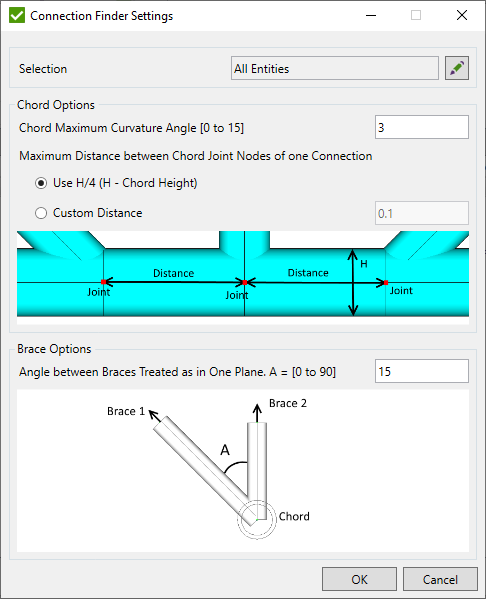 SDC Verifier | Connection Finder Settings