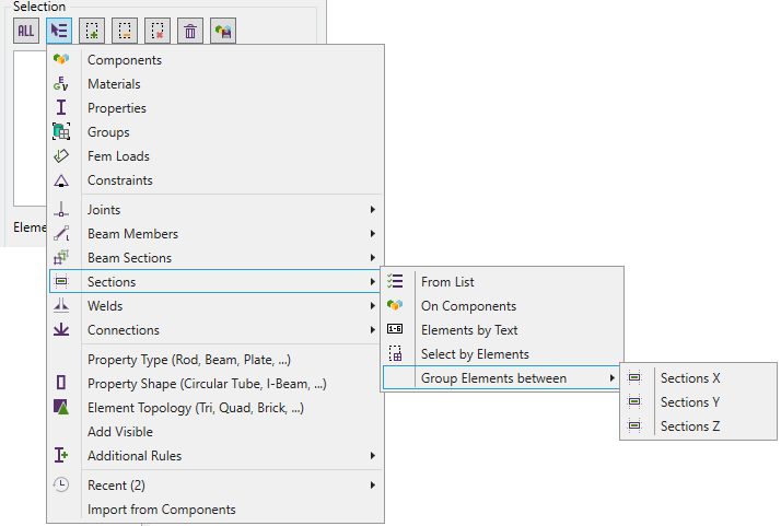 Controls selections |SDC Verifier