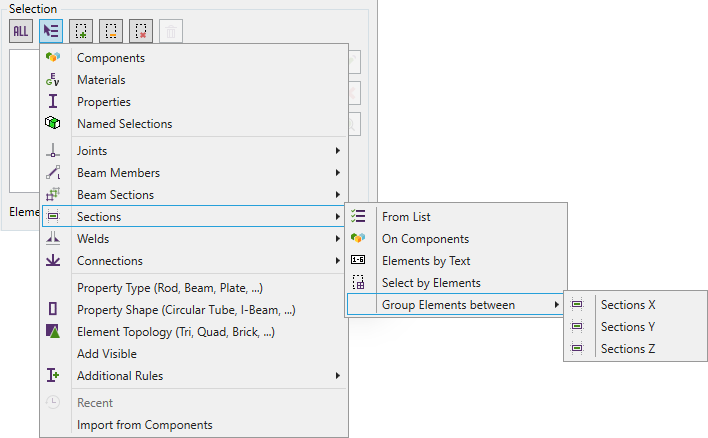 Controls selections |SDC Verifier