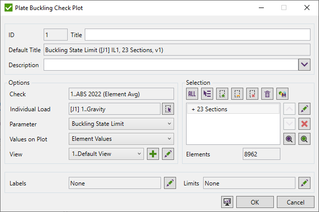 Plate buckling plot