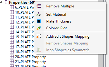 Properties Menu | SDC Verifier