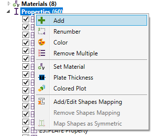 Properties Menu | SDC Verifier