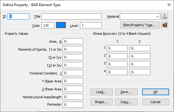 Properties Bar | SDC Verifier