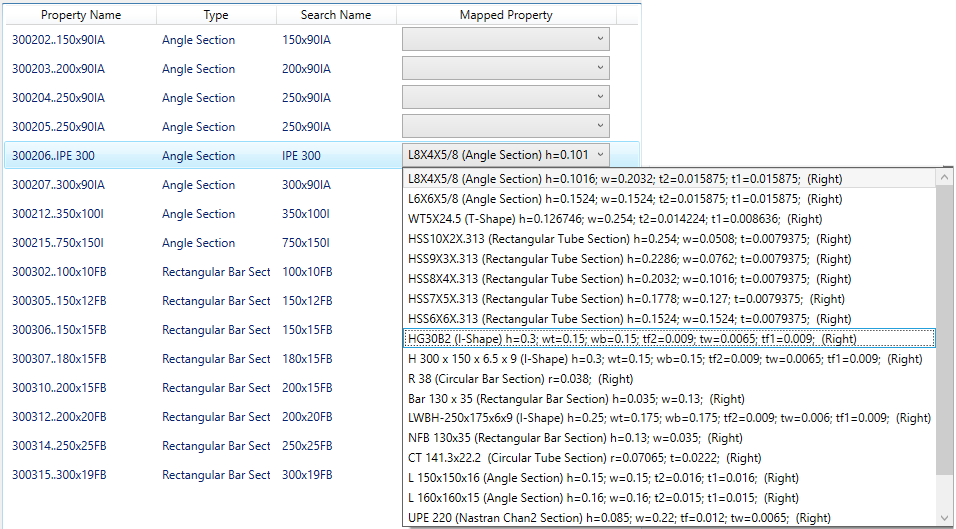 Properties Multiple Shapes Select | SDC Verifier