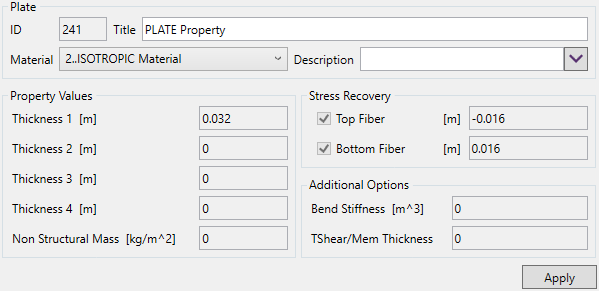 Properties Plate | SDC Verifier