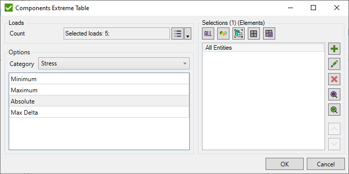 ReportWizard Component Table