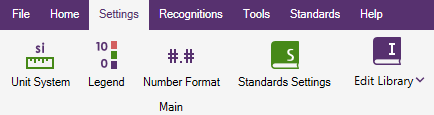 Menu settings | SDC Verifier