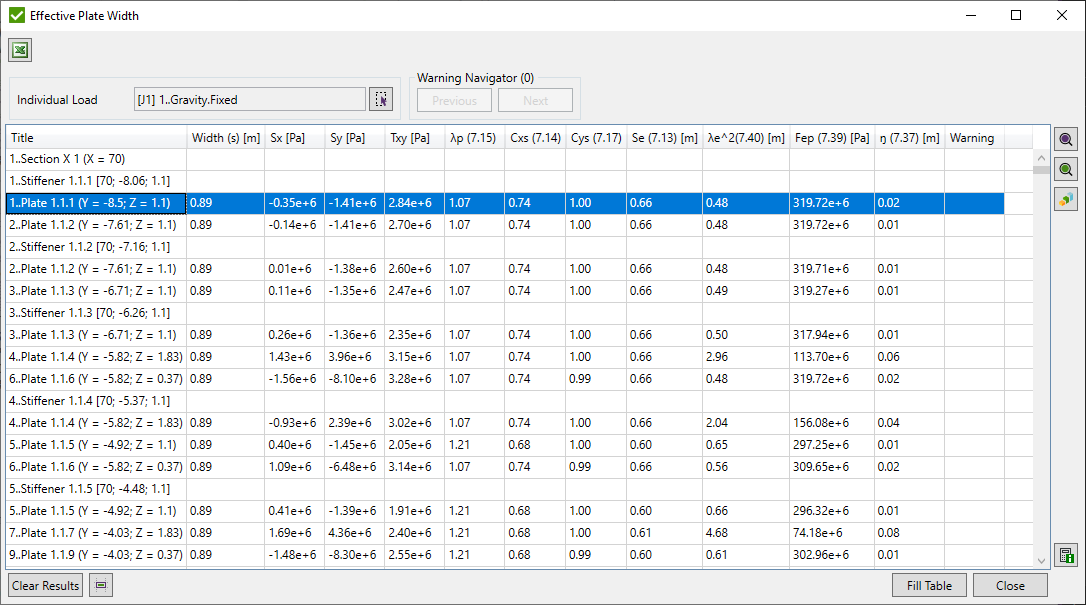 Tools Effective Width 