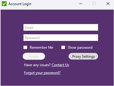 Log In SDC Verifier