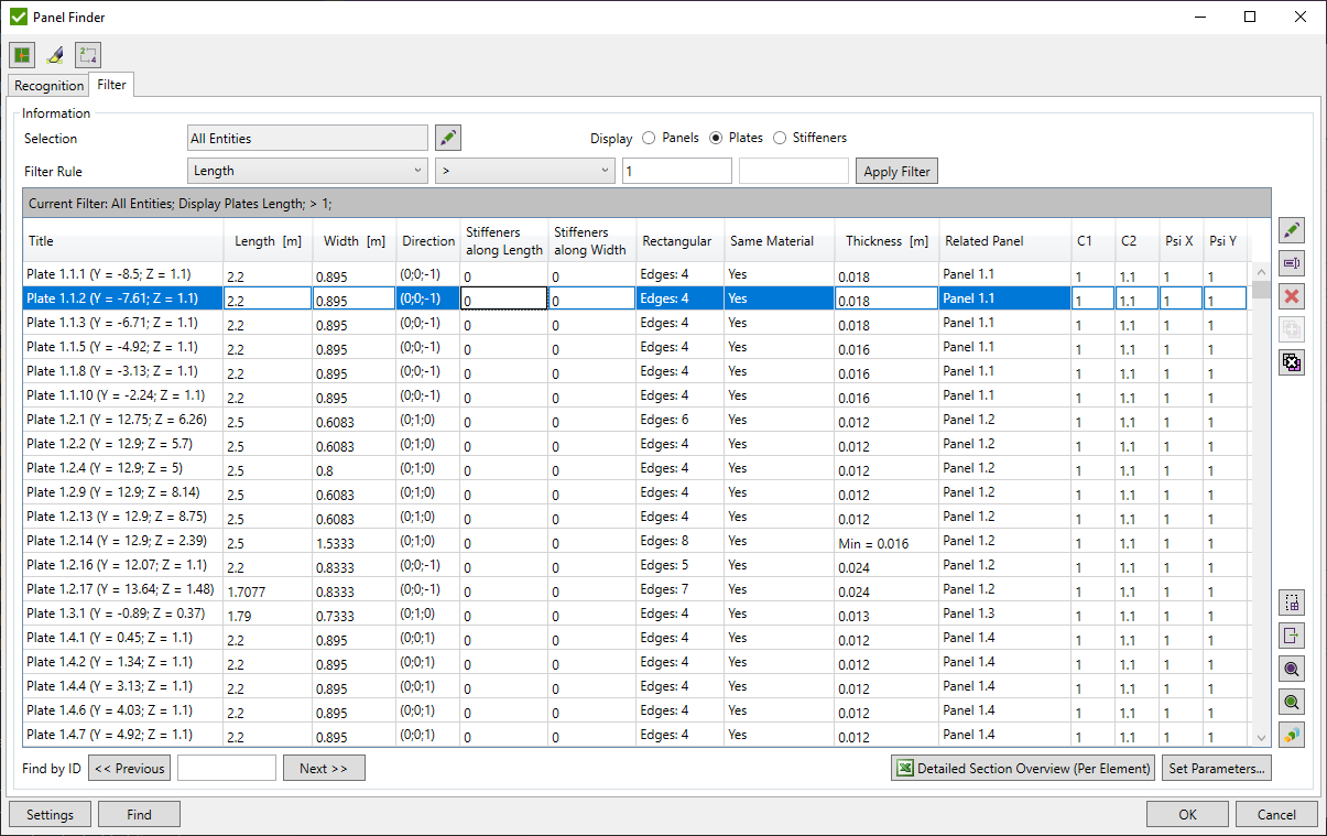 Panel Finder | Help | SDC Verifier