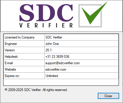 About SDC Verifier Window | SDC Verifier