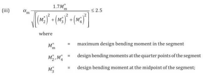 AS4100 Moment Factor Formula | SDC Verifier