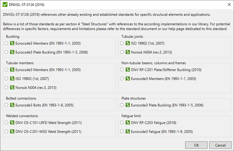 DNVGL ST 0126 Main Window