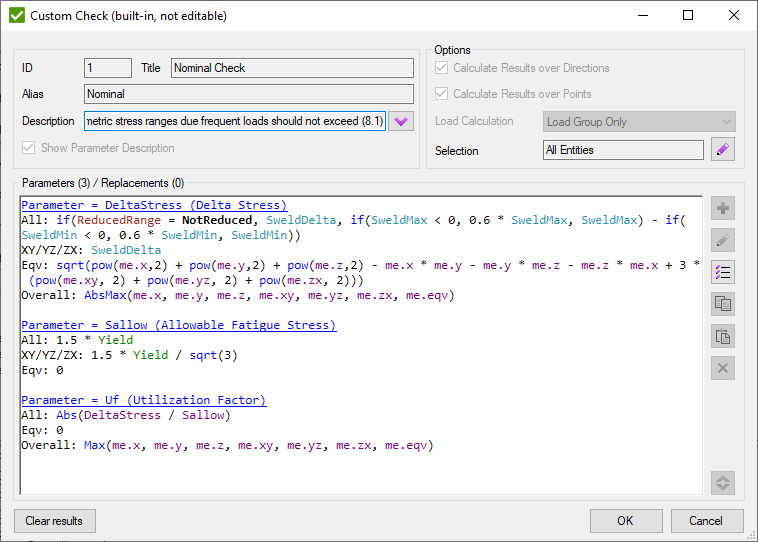 Eurocode 3 Fatigue (EN1993-1-9, 2005) | Help | SDC Verifier