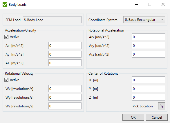 FEM Loads | Help | SDC Verifier