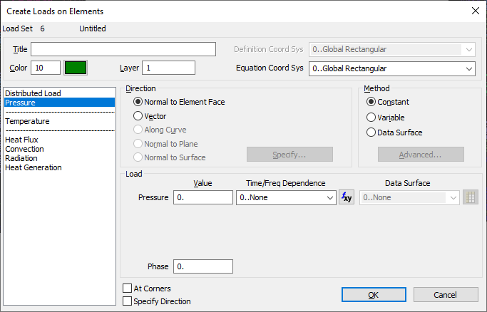 FEM Loads | Help | SDC Verifier