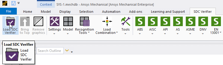 Get Started | Help | SDC for Ansys