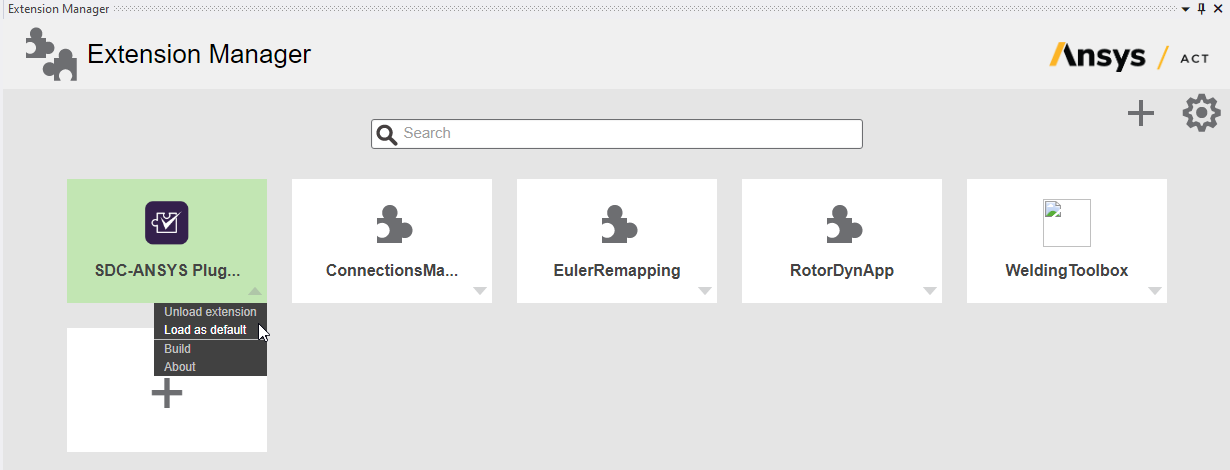 Get Started | Help | SDC for Ansys