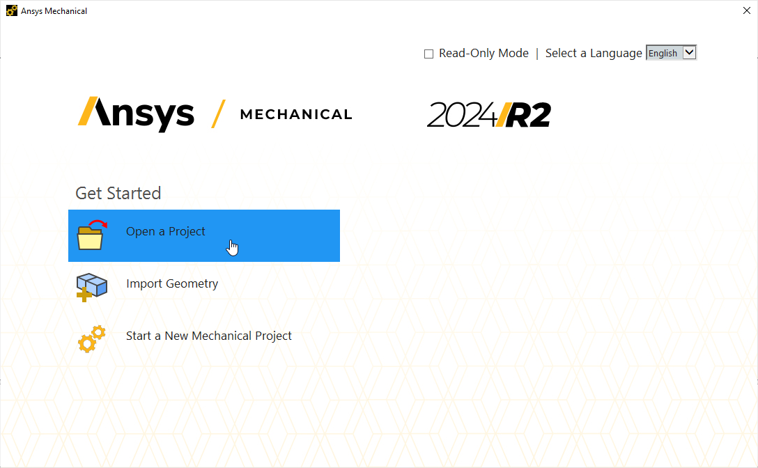 Get Started Extension Ansys | SDC  Verifier