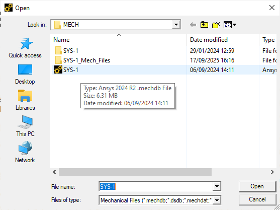Get Started Open Extension Ansys | SDC  Verifier