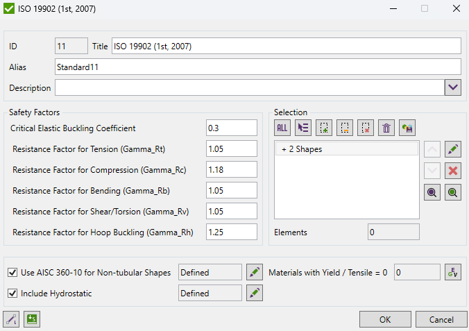 ISO 19902 (1st, 2007) | Help | SDC Verifier