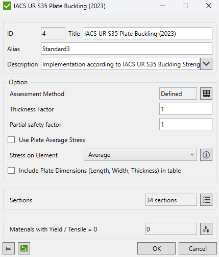 IACS UR S35 Plate Buckling (2023) | SDC Verifier