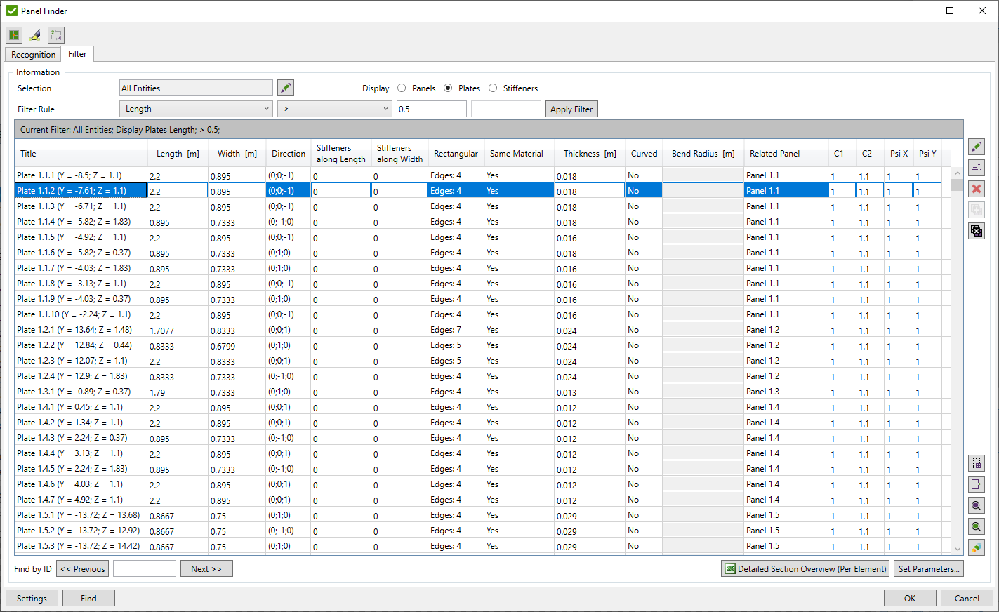 Panel Finder | Help | SDC Verifier