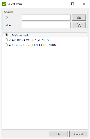 Custom Standard | Help | SDC Verifier
