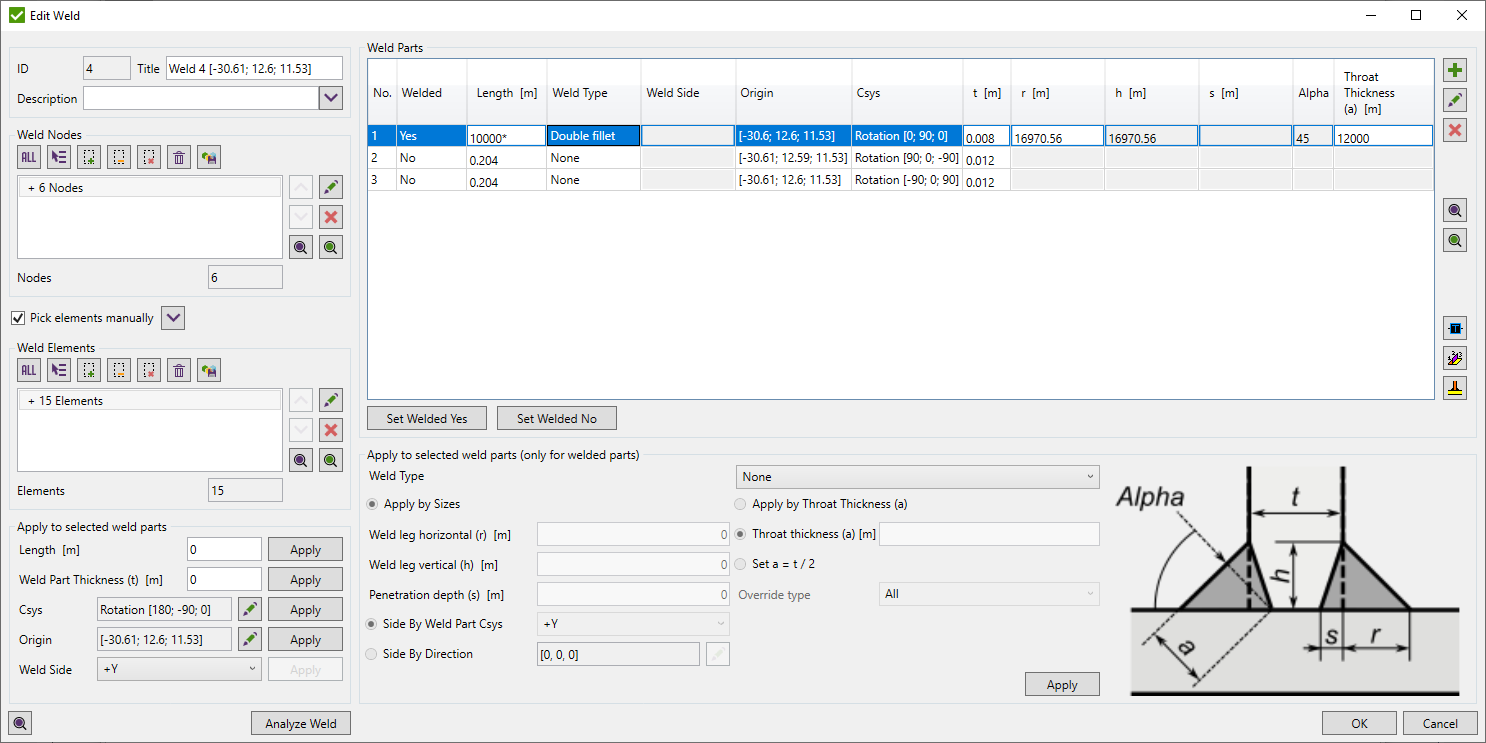 Weld Finder | Help | SDC for Simcenter 3D