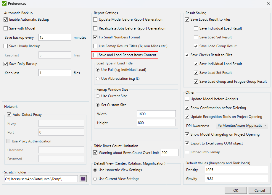 Reports | Help | SDC for Femap
