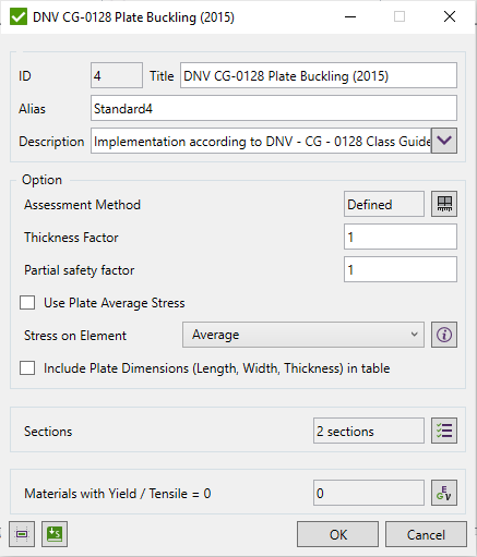 DNV CG-0128 Plate Buckling (2015) | SDC Verifier