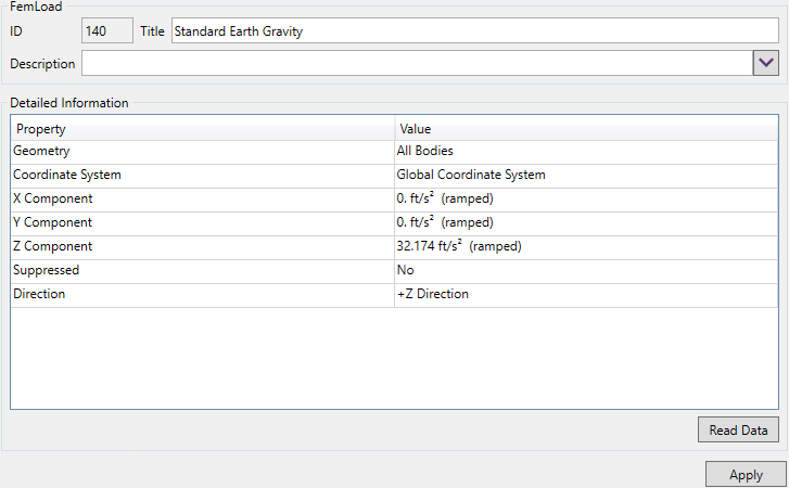 FEM Loads | Help | SDC for Ansys