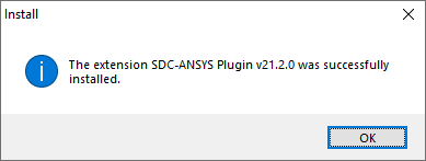 Get Started | Help | SDC for Ansys