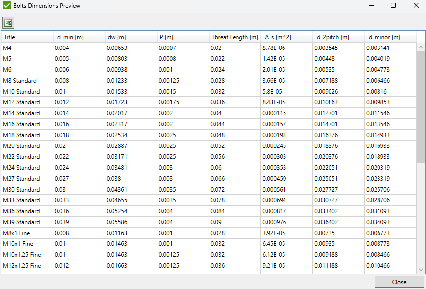 VDI 2230 (Part 1, 2015) | Help | SDC Verifier