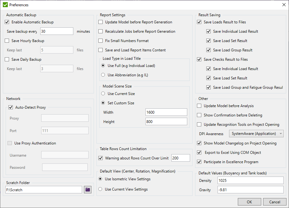 Preferences Window | SDC Verifier