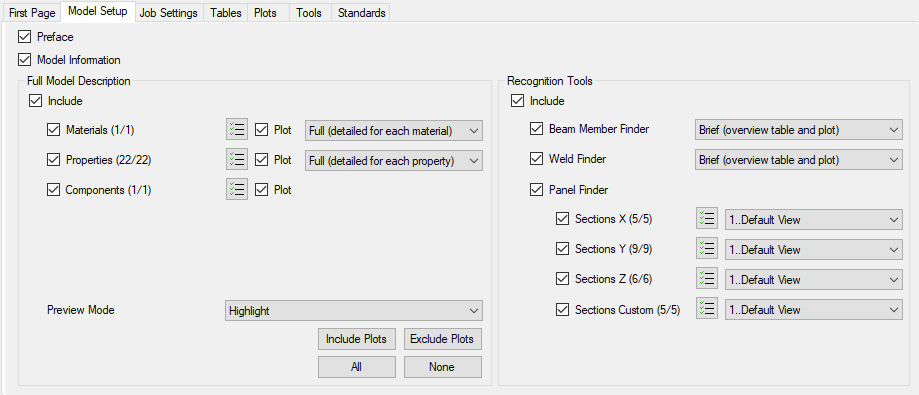 Report Wizard | Help | SDC for Ansys