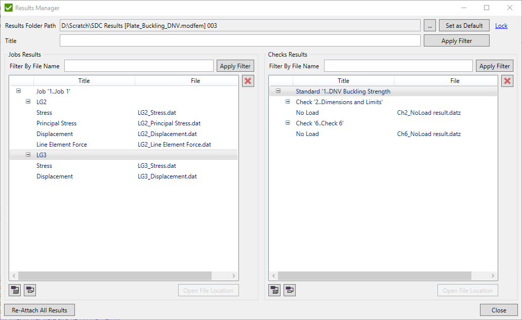 Results | Help | SDC Verifier