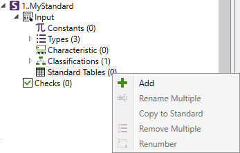 Custom Standard | Help | SDC Verifier