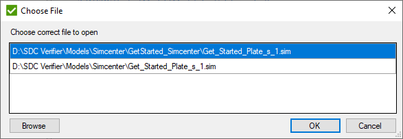 Choose File | SDC Verifier