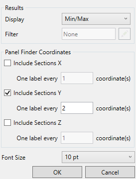 Controls labels