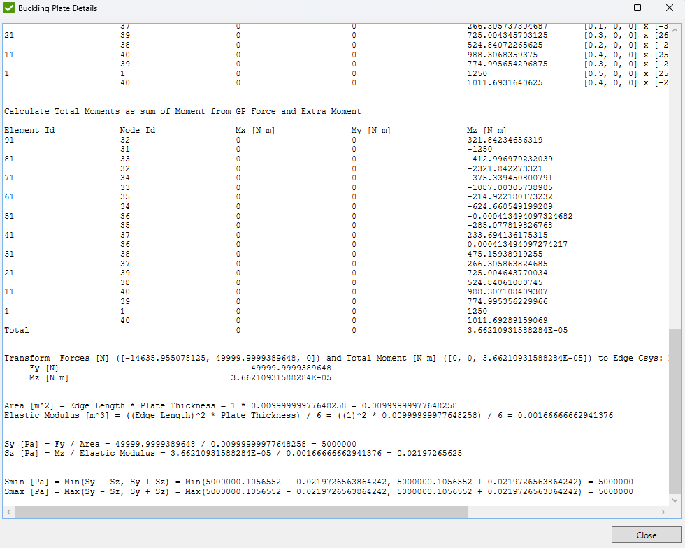 Plate Edge Stresses Calculation Details | SDC Verifier