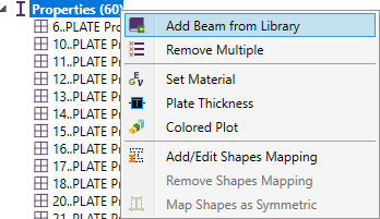 Properties Menu | SDC Verifier