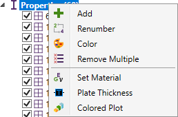 Properties Menu | SDC Verifier