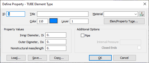 Properties Tube | SDC Verifier