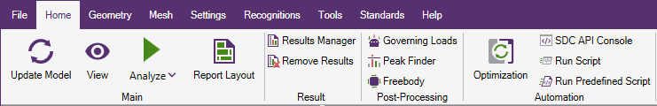 Settings Menu | SDC Verifier