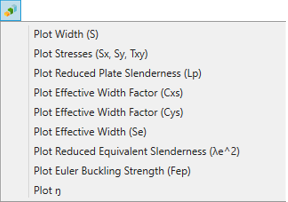 Tools Effective Width Plot Menu