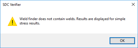 Weld Warning | SDC Verifier